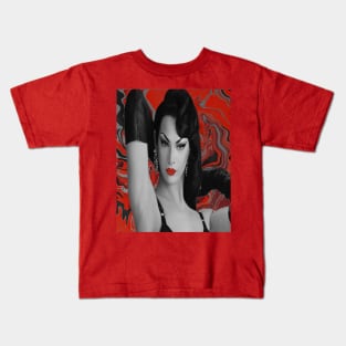 Violet Chachki trippy Halloween design 2 Kids T-Shirt